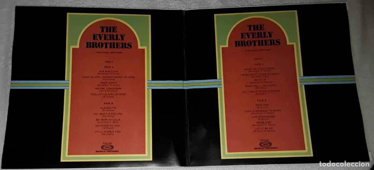 Discos de vinilo: 2 LP - THE EVERLY BROTHERS - GREATEST HITS - GATEFOLD - Foto 2