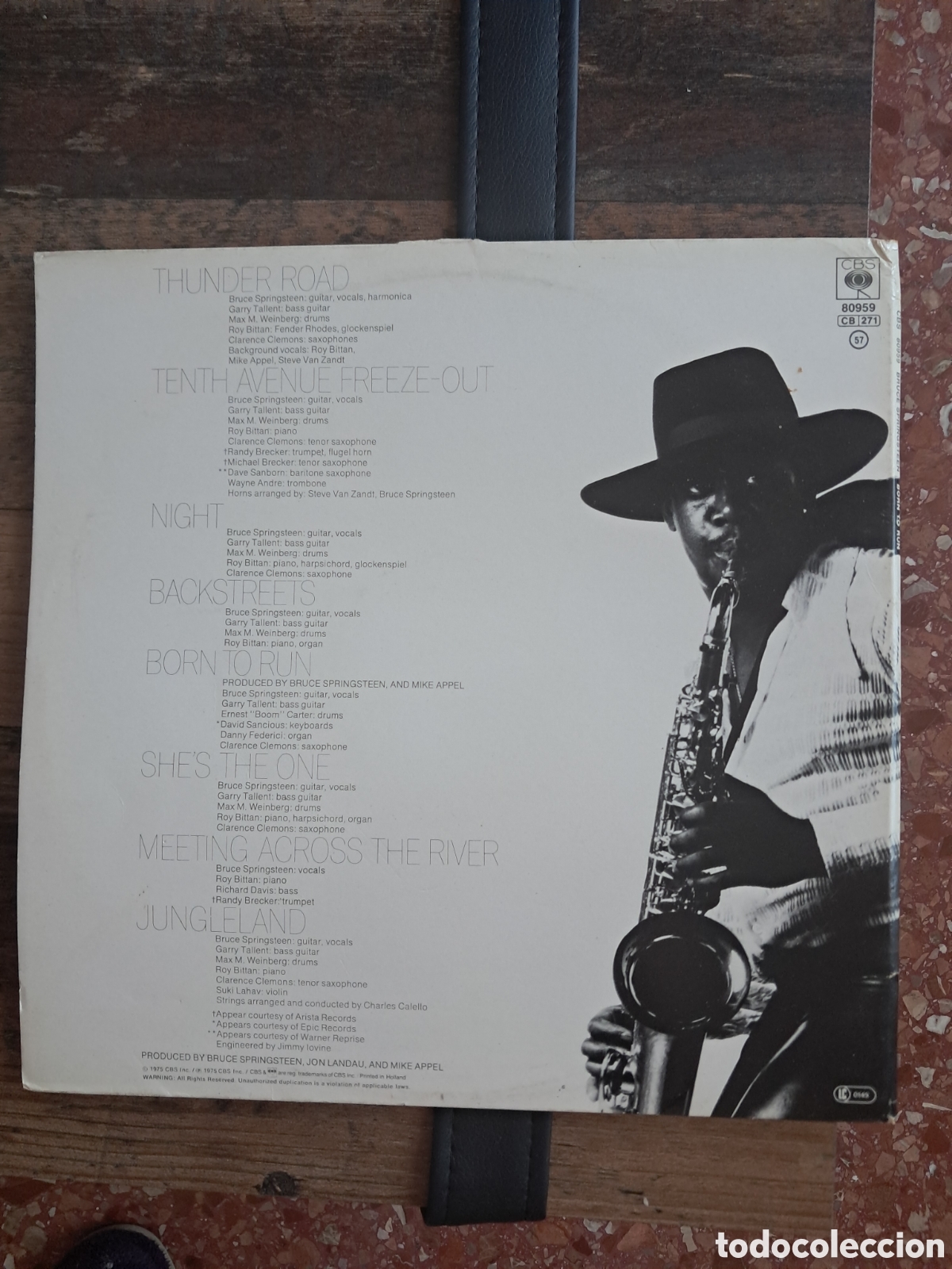 Discos de vinilo: Bruce Springsteen-Born to run, 1975 Holanda - Foto 2