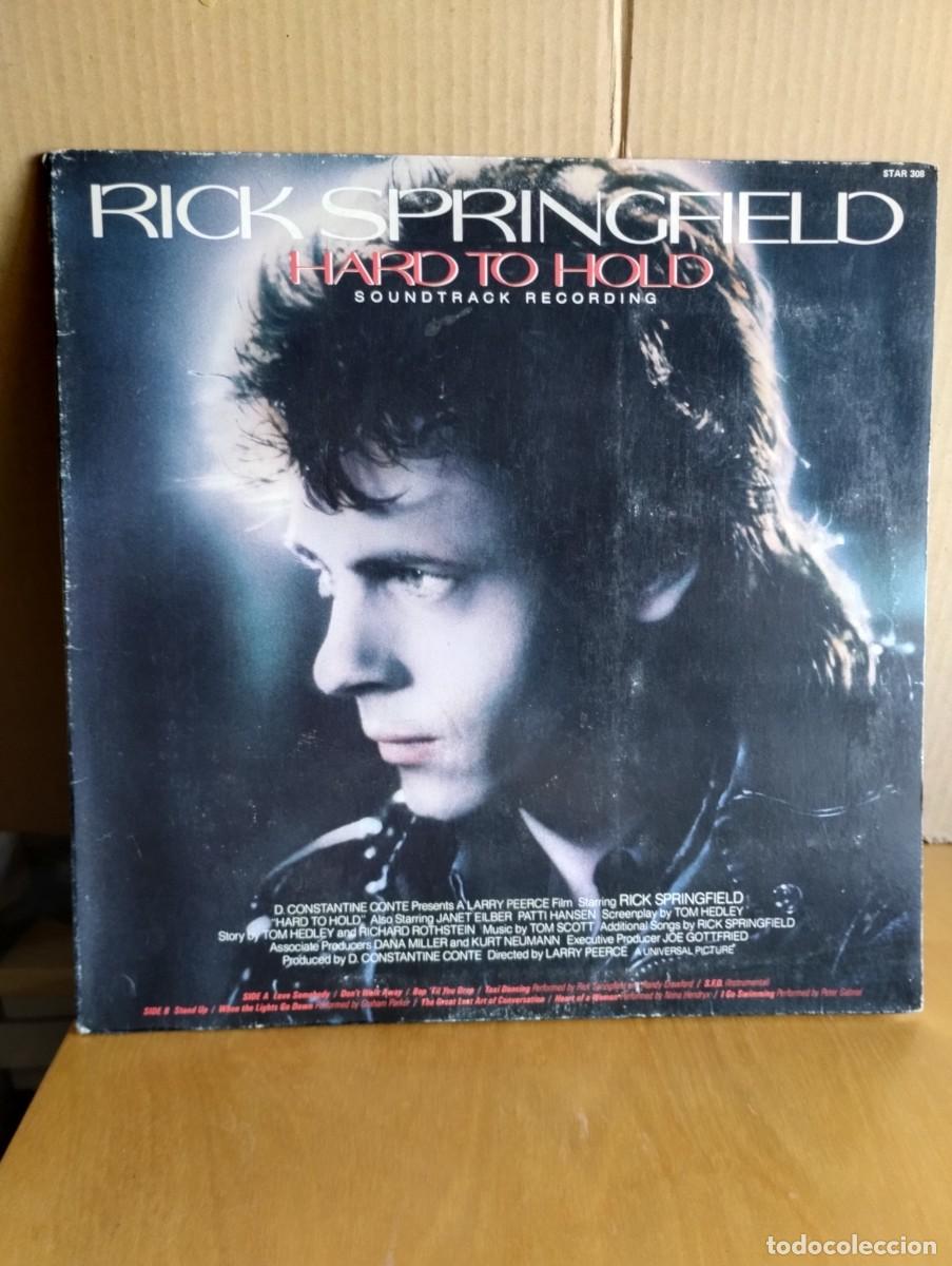 Discos de vinilo: RICK SPRINGFIELD ------ HARD TO HOLD - Foto 1