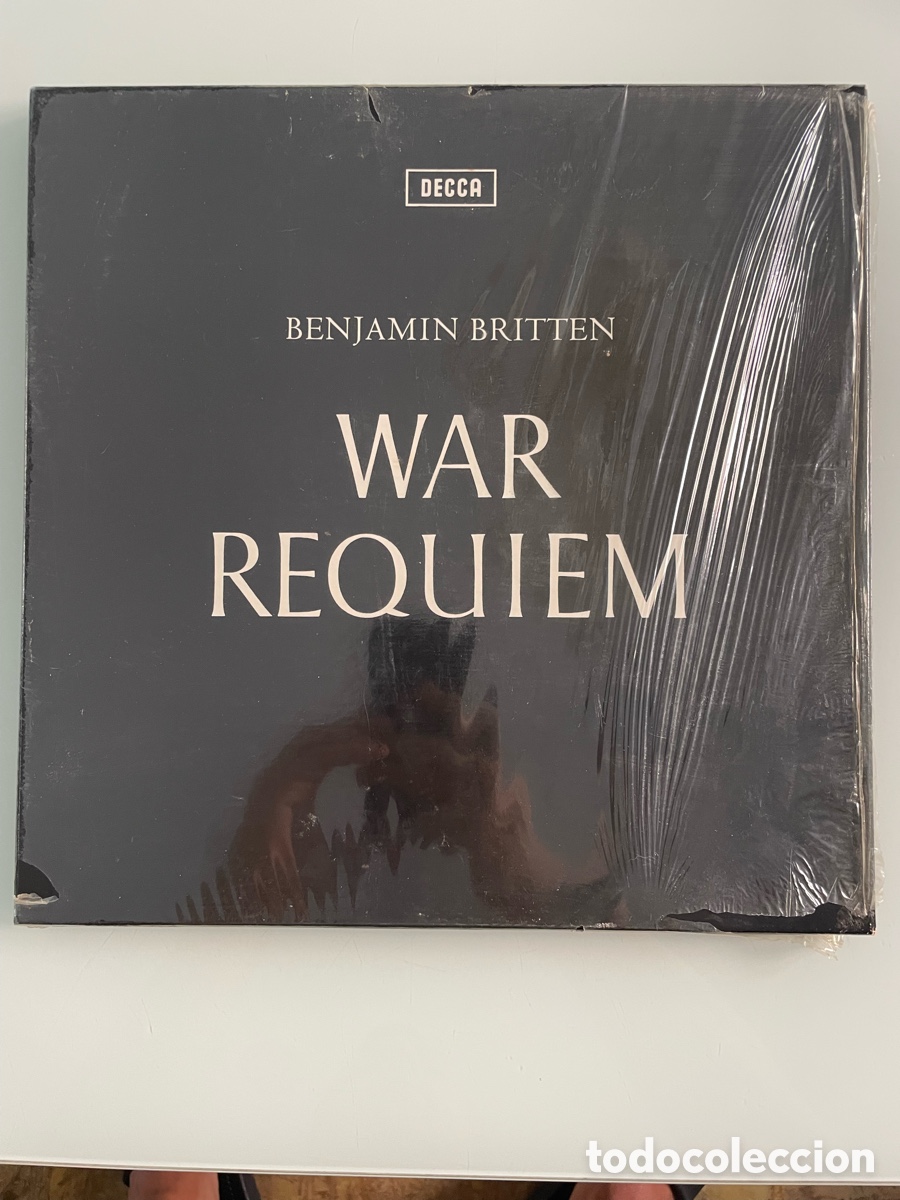 Discos de vinilo: Doble disco vinilo(precintado).- Benjamin Britten: War requiem. - Foto 1