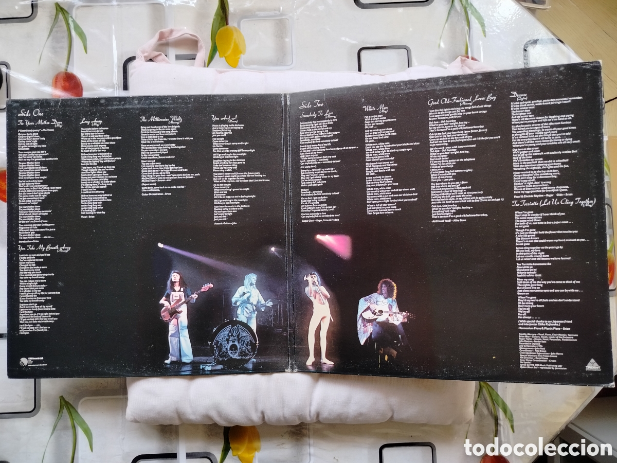 Discos de vinilo: Queen LP 1&ordf; Versi&oacute;n UK - Foto 3