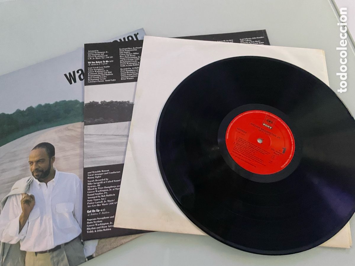 Discos de vinilo: Disco vinilo.- Grover Washington, Jr. Next Exit. CBS Sony 1992 - Foto 3