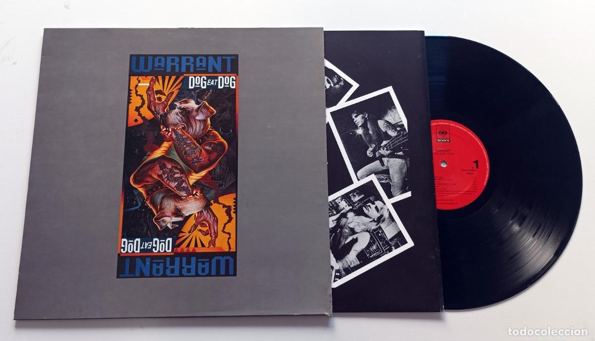 Discos de vinilo: LP WARRANT - DOG EAT DOG - Foto 3