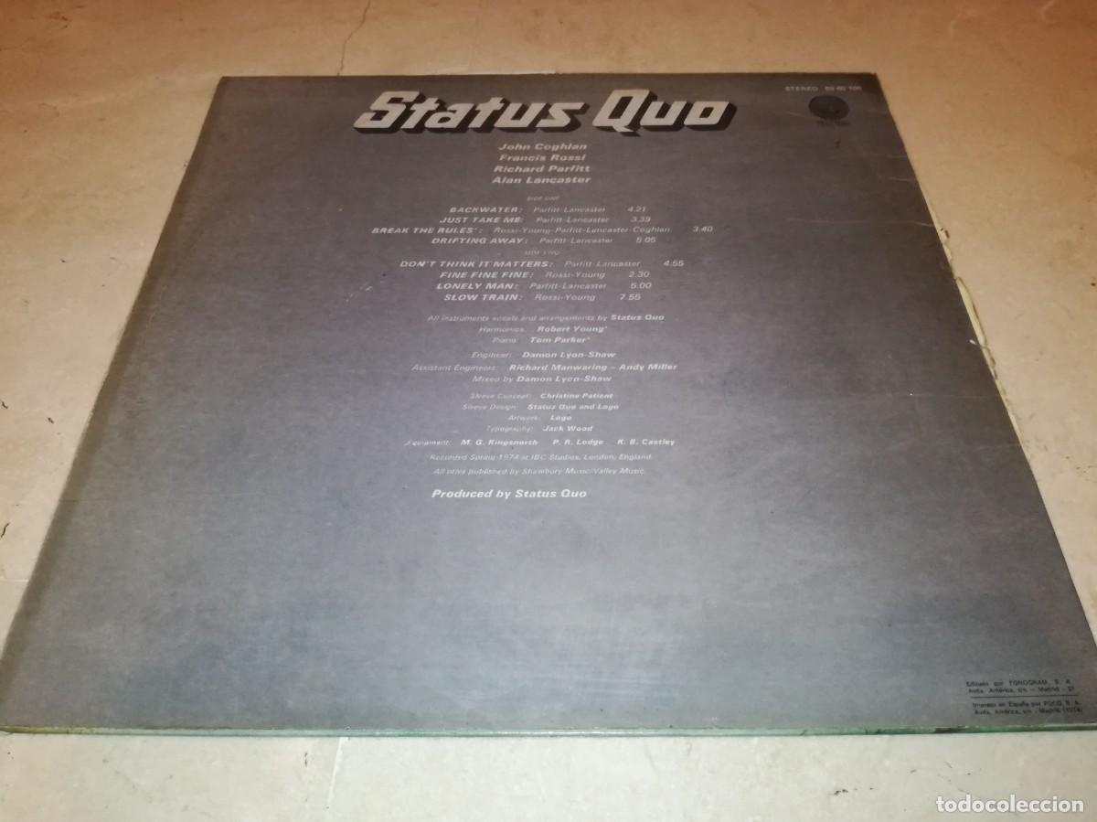 Discos de vinilo: STATUS QUO-QUO-ORIGINAL ESPA&Ntilde;OL 1974 - Foto 2