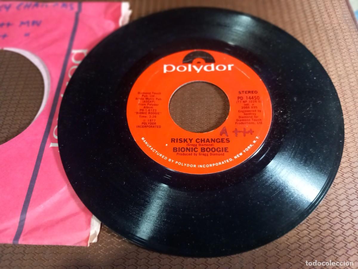Discos de vinilo: Bionic Boogie / Risky Changes / Single 7&rdquo; - Foto 1