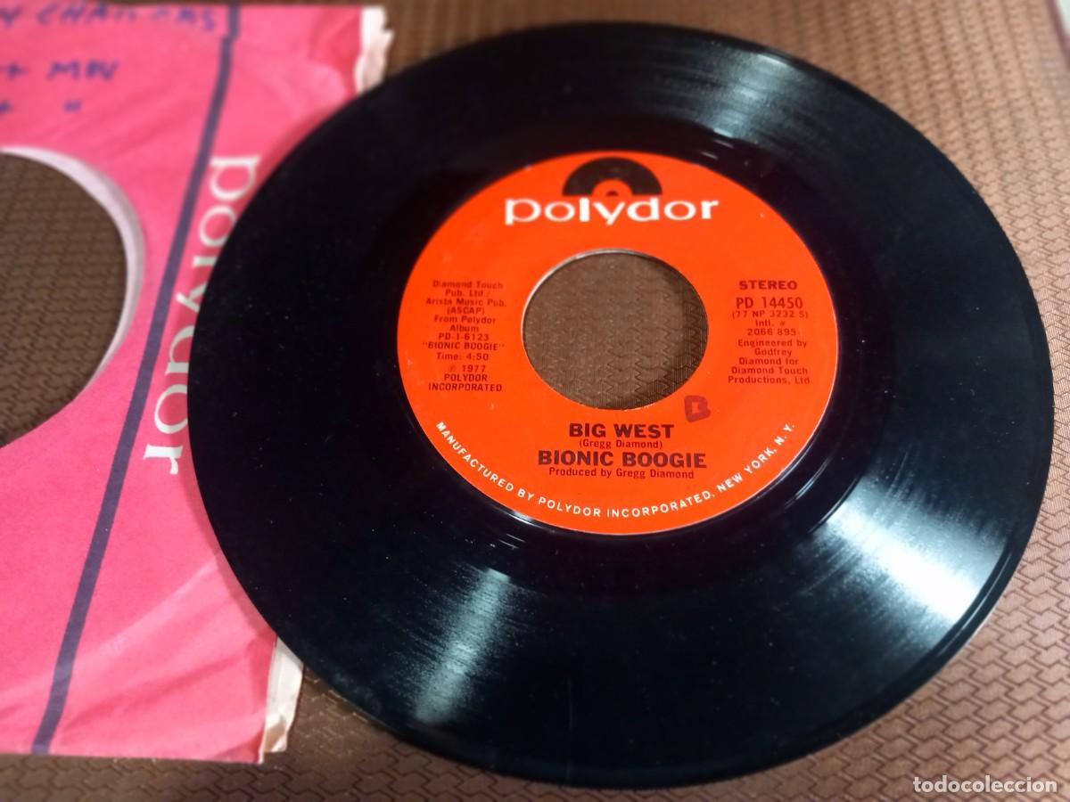 Discos de vinilo: Bionic Boogie / Risky Changes / Single 7&rdquo; - Foto 2