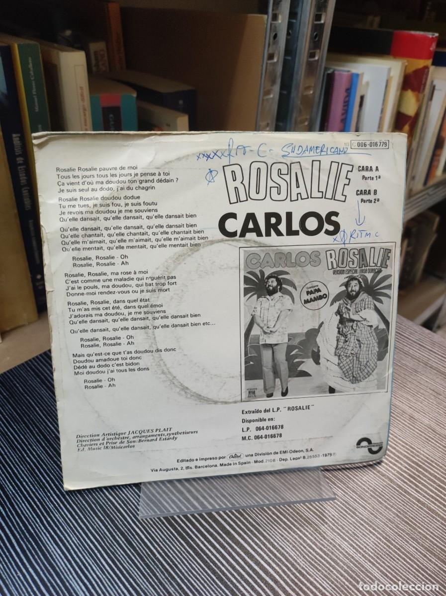 Discos de vinilo: Carlos &ndash; Rosalie SINGLE - Foto 2