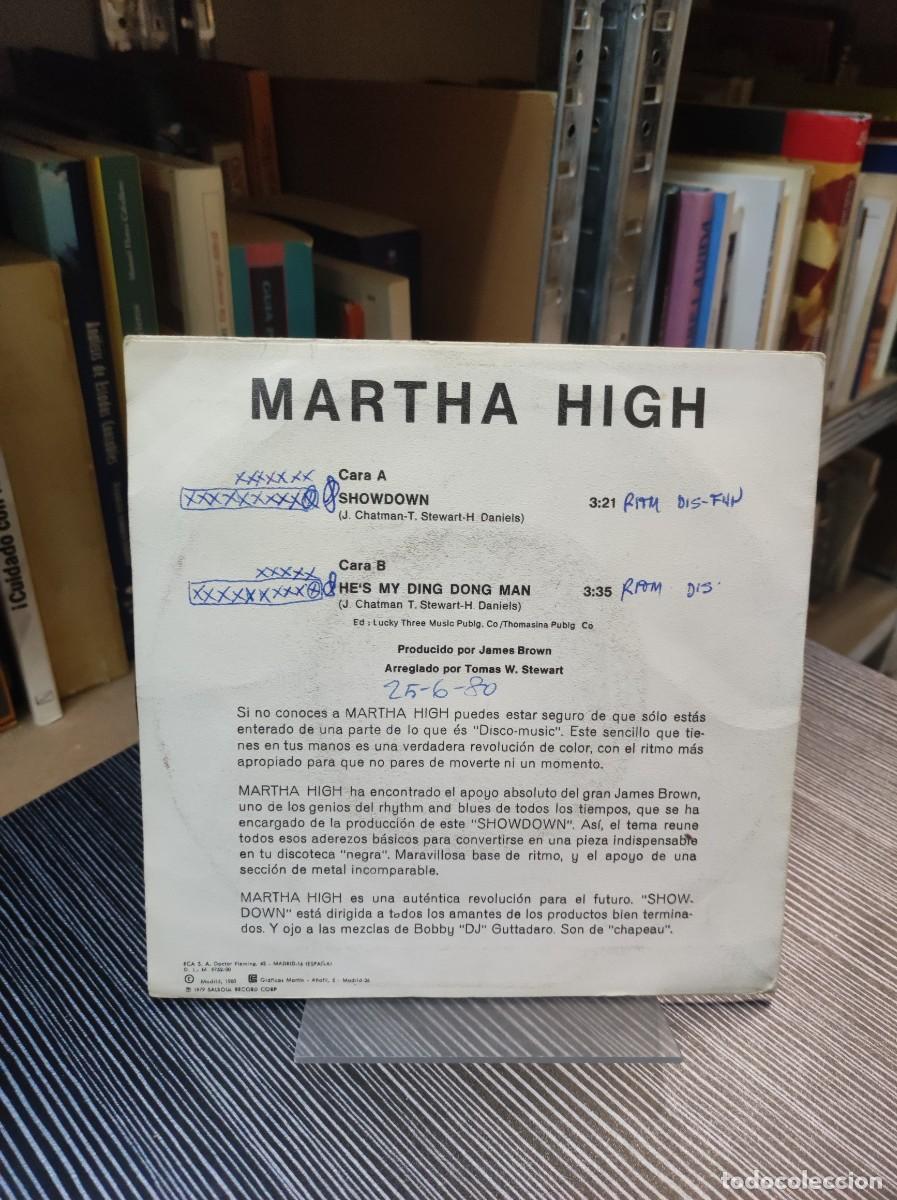 Discos de vinilo: Martha High &ndash; Showdown / Hes My Ding Dong Man - Foto 2