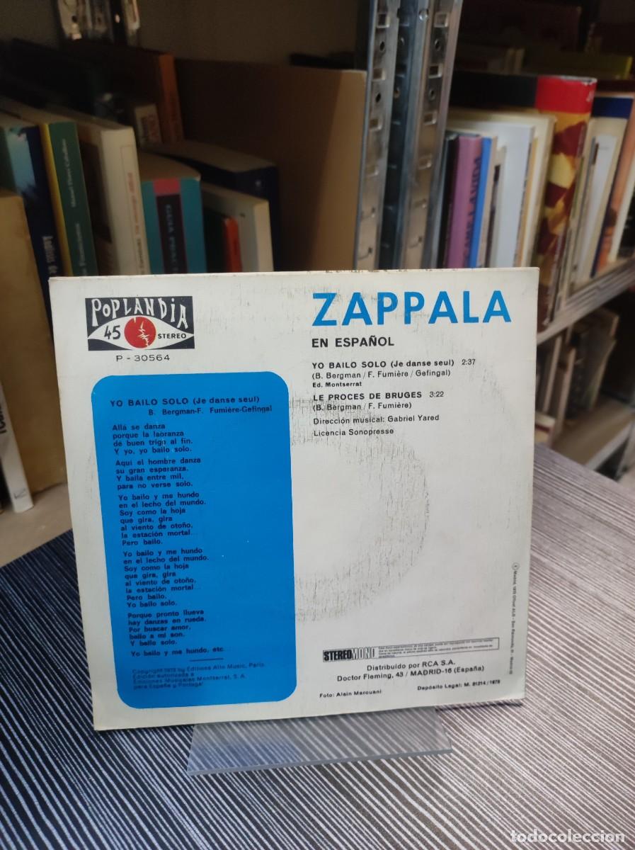 Discos de vinilo: Zappala &ndash; Yo Bailo Solo - Foto 2