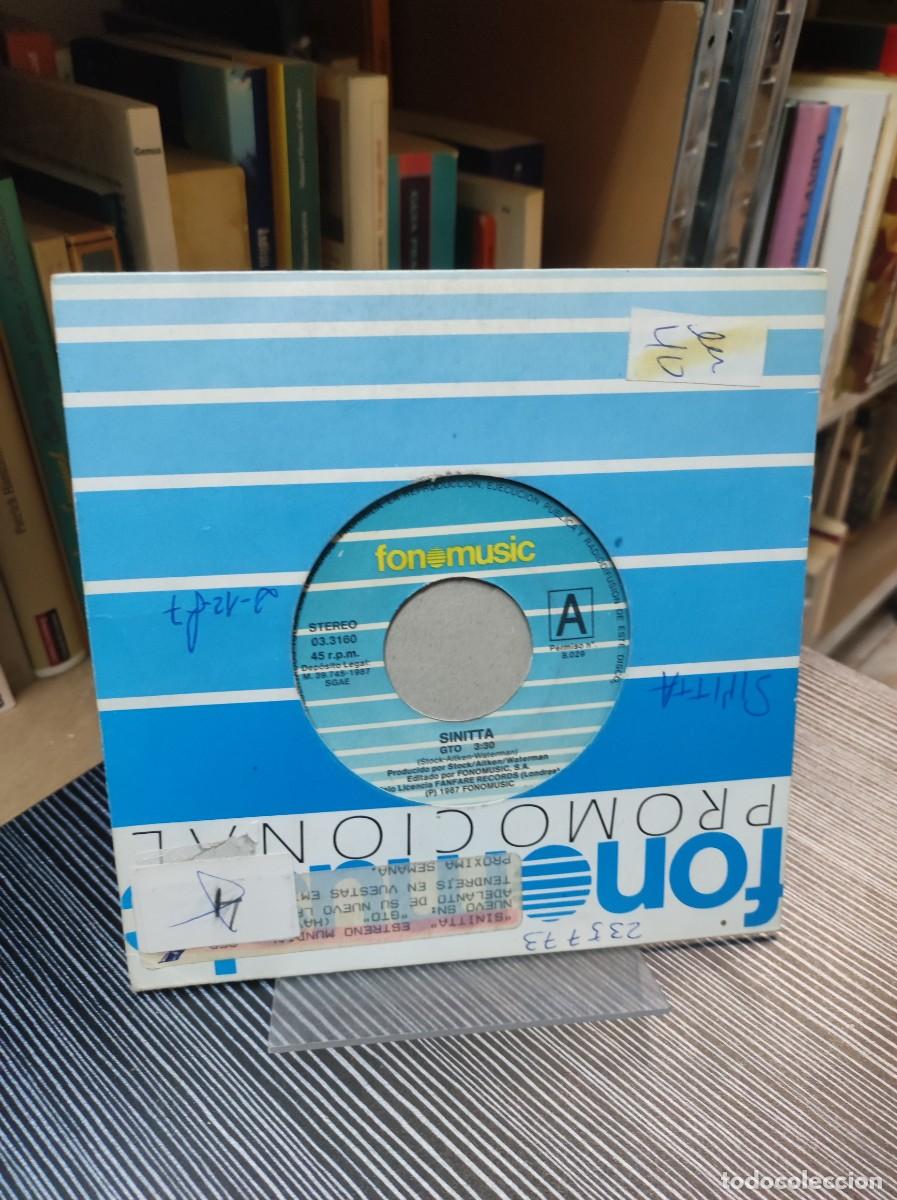 Discos de vinilo: SINITTA GTO FONOMUSIC - Foto 1