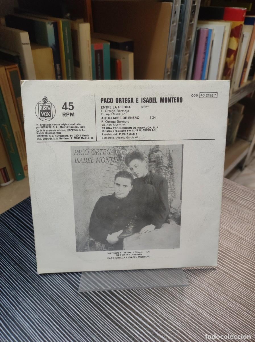 Discos de vinilo: Paco Ortega e Isabel Montero &ndash; Entre la Hiedra - Foto 2