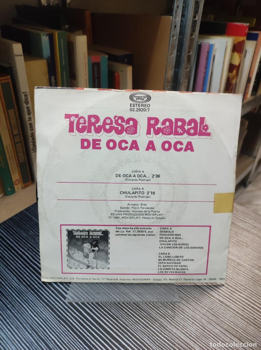 Discos de vinilo: Teresa Rabal &ndash; De Oca A Oca - Foto 2