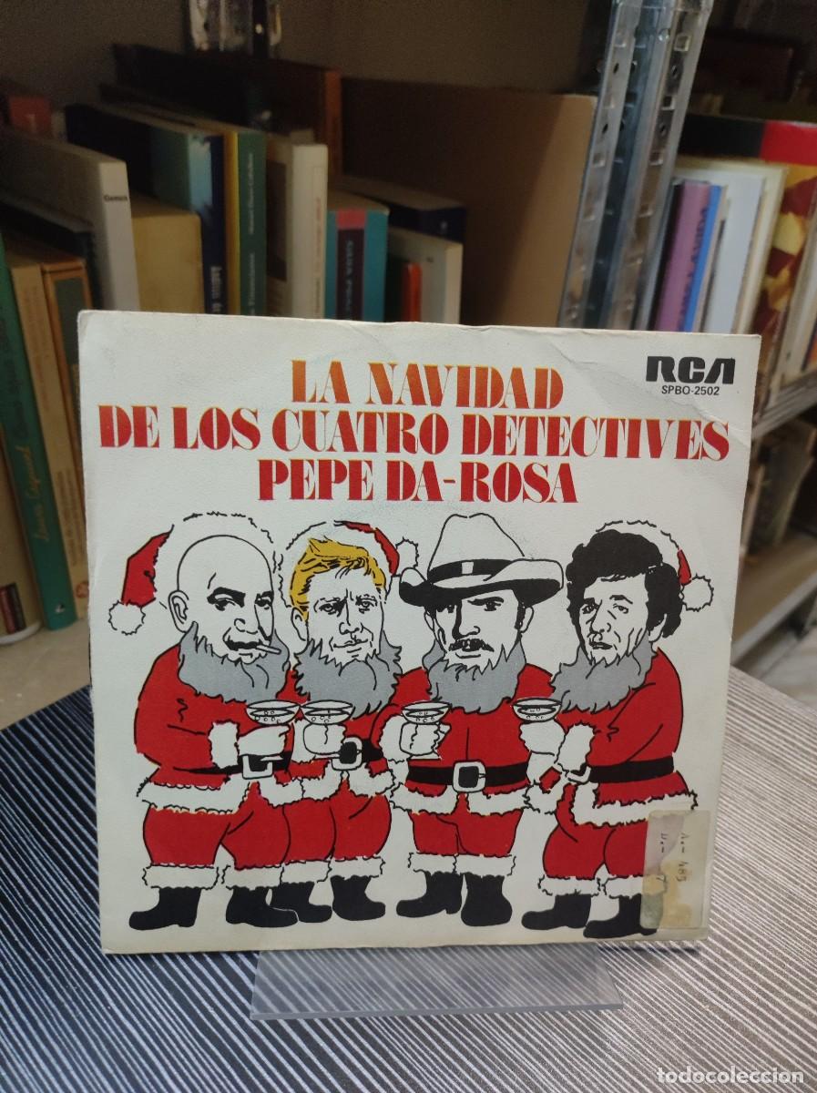 Discos de vinilo: Pepe Da Rosa &ndash; La Navidad De Los Cuatro Detectives - Foto 1