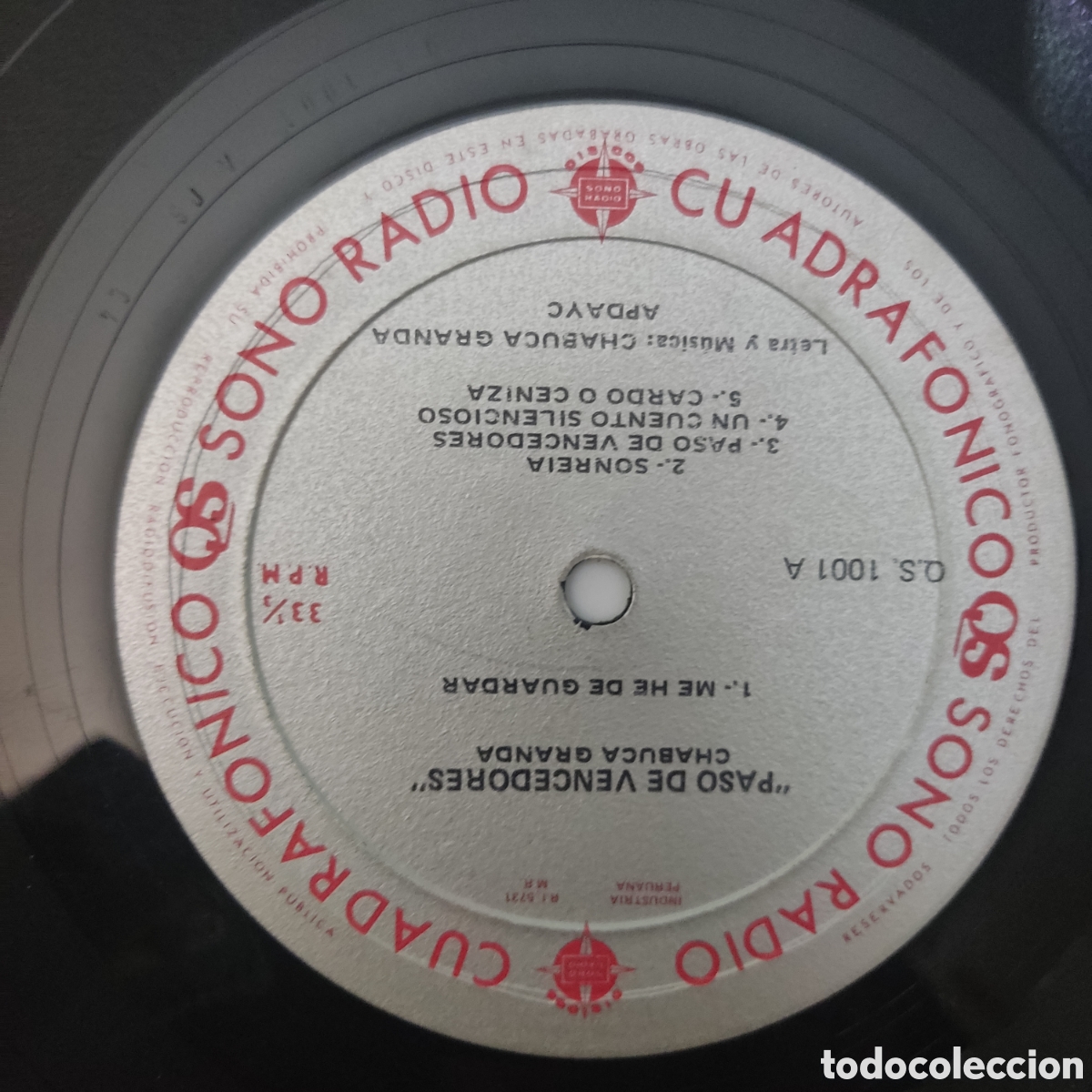 Discos de vinilo: CHABUCA GRANDA Y LUIS GONZ&Aacute;LEZ Vinilo LP - Foto 4