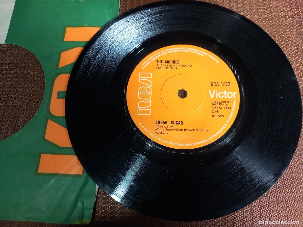 Discos de vinilo: The Archies / Sugar, Sugar / Single 7&rdquo; - Foto 1