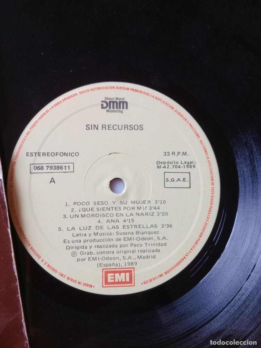 Discos de vinilo: SIN RECURSOS / POCO SESO Y SU MUJER - Foto 4