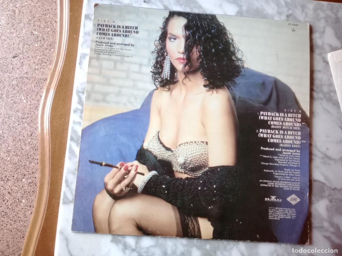 Discos de vinilo: LIZ TORRES / MAXI PAYBACK IS A BITCH - Foto 2