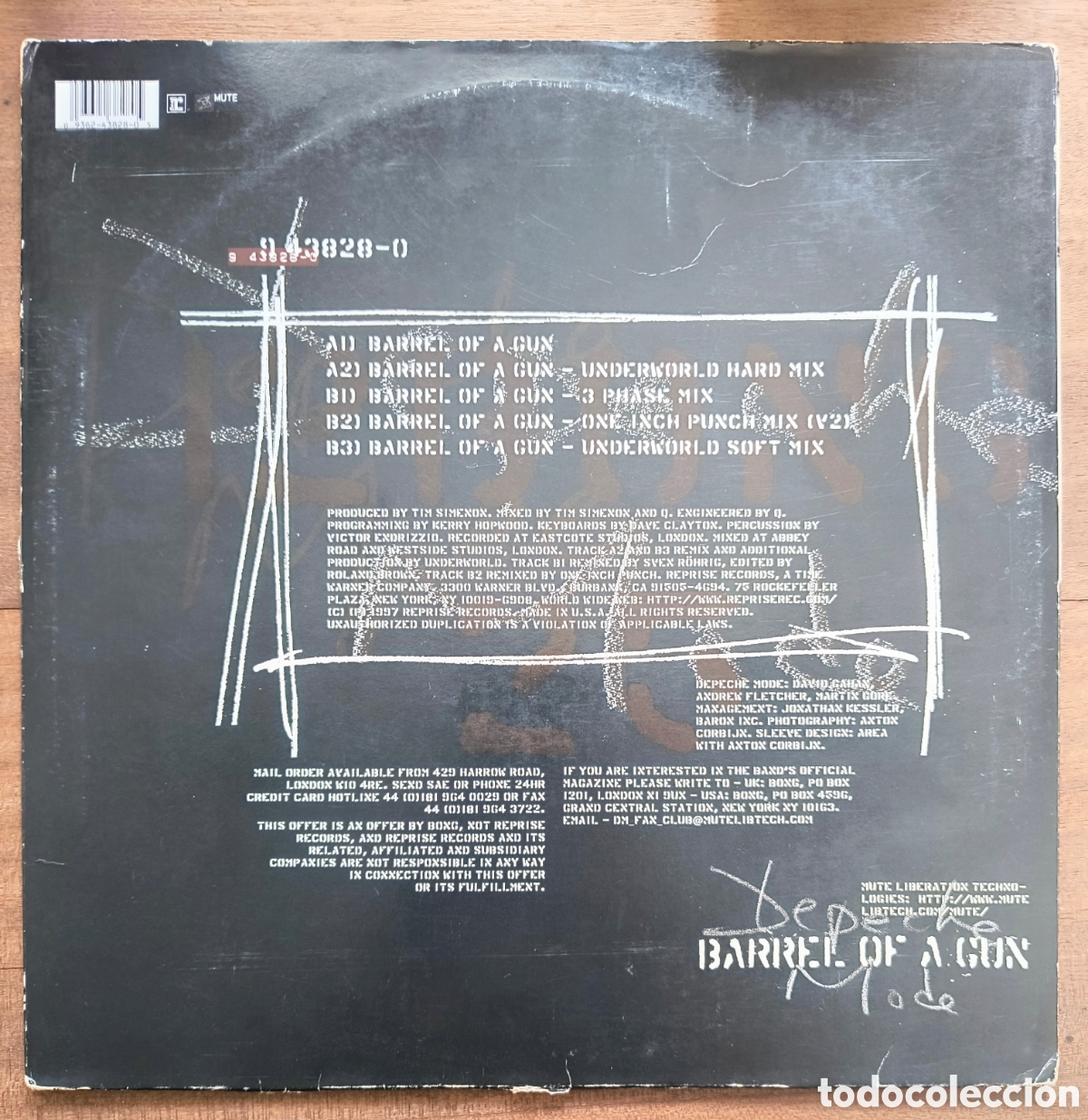 Discos de vinilo: DEPECHE MODE - BARREL OF A GUN - Foto 2