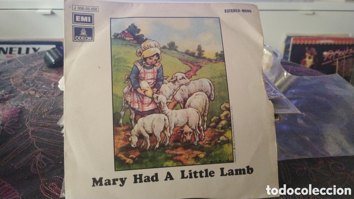 Discos de vinilo: WINGS-MARY HAD A LITTLE LAMB-SINGLE-ODEON/SPAIN-IB - Foto 1