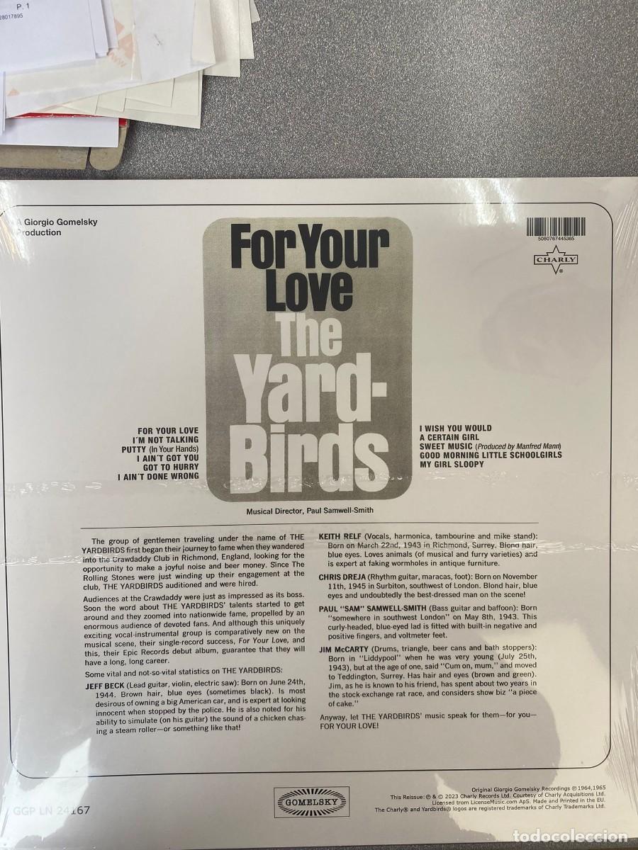 Discos de vinilo: YARDBIRDS FOR YOUR LOVE -LP - Foto 3