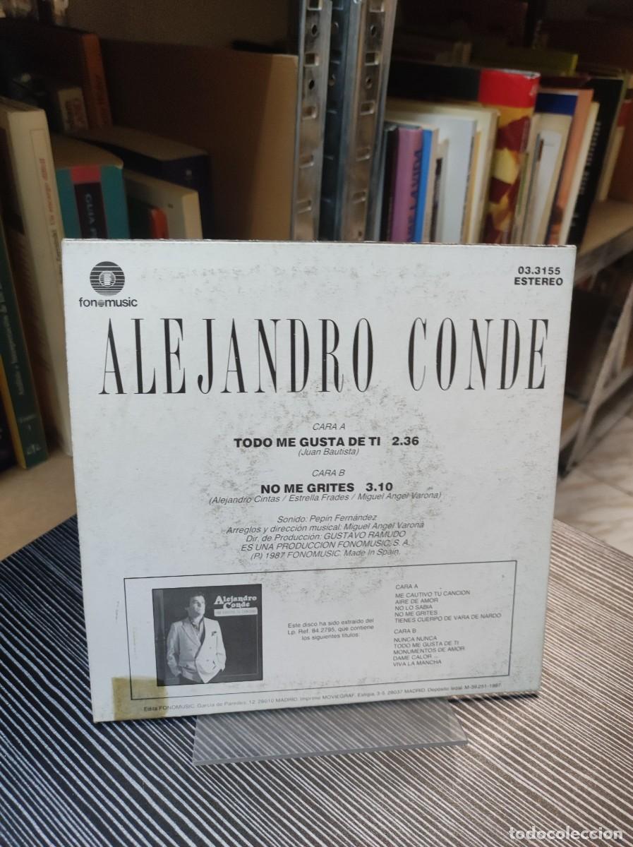 Discos de vinilo: ALEJANDRO CONDE TODO ME GUSTA DE TI - Foto 2