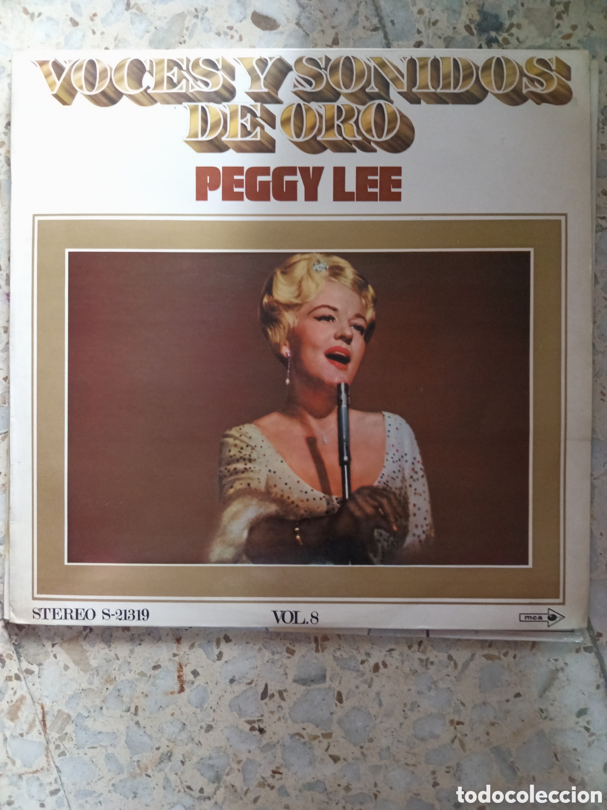 Disques de vinyle: LP PEGGY LEE VOCES Y SONIDOS DE ORO VOL 8