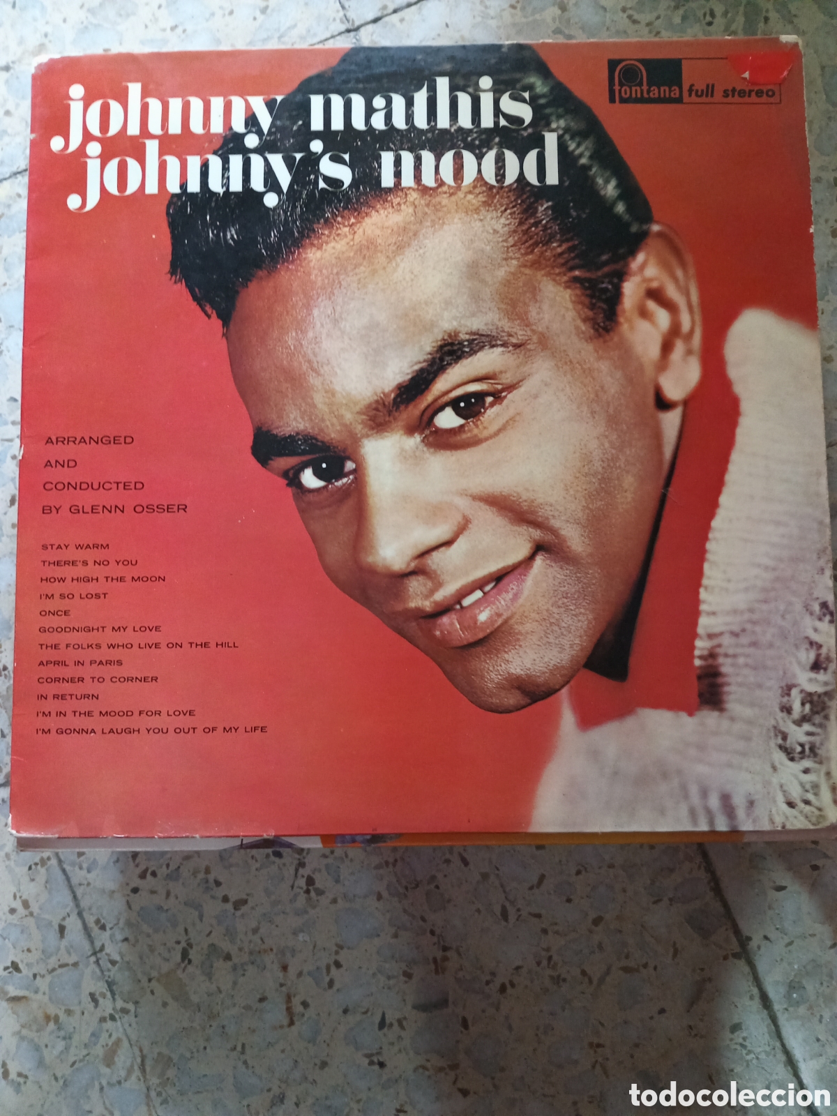 Discos de vinilo: LP JOHNNY MATHIS MOOD 1961 UK - Foto 1
