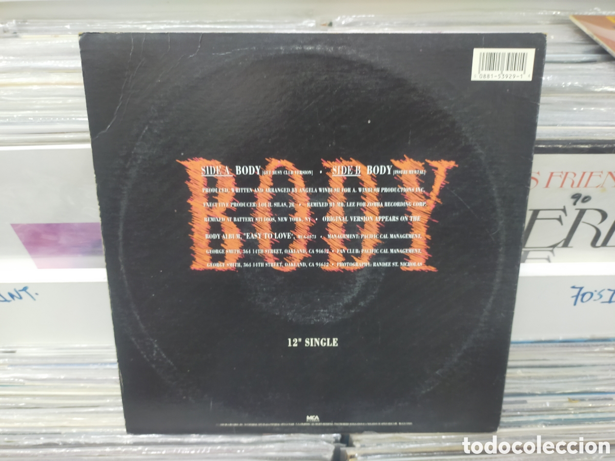 Discos de vinilo: Body maxi u.s.a. 1990 - Foto 2