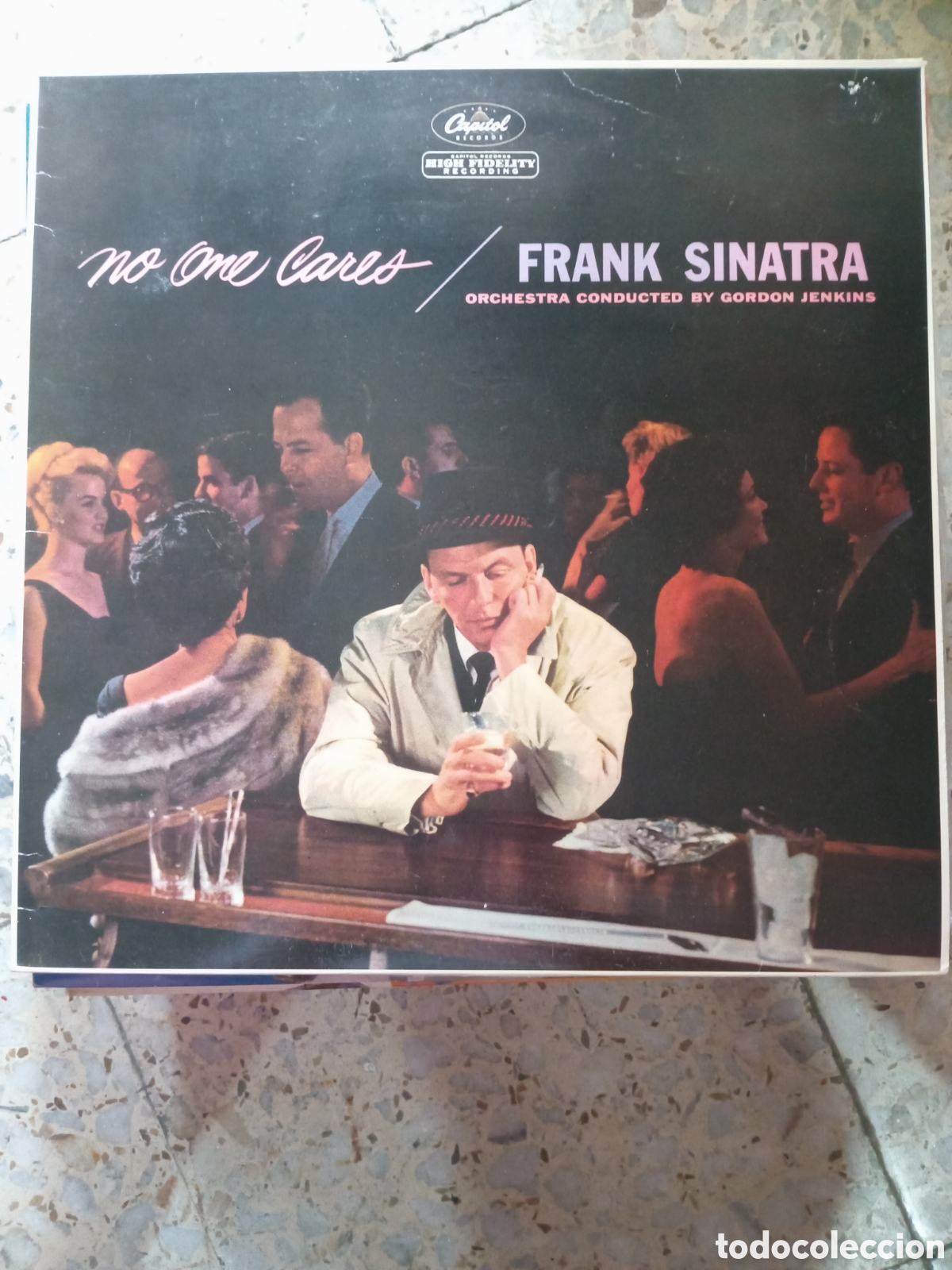 Discos de vinilo: LP FRANK SINATRA NO ONE CARES 1985 SPAIN - Foto 1