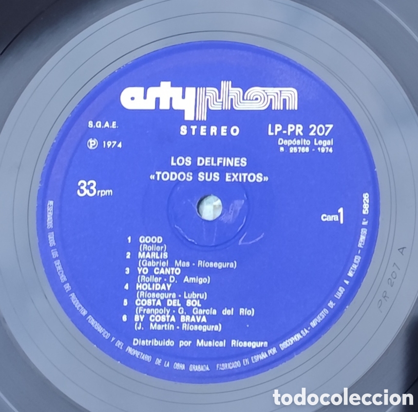 Discos de vinilo: LOS DELFINES - TODOS SUS &Eacute;XITOS - Foto 2