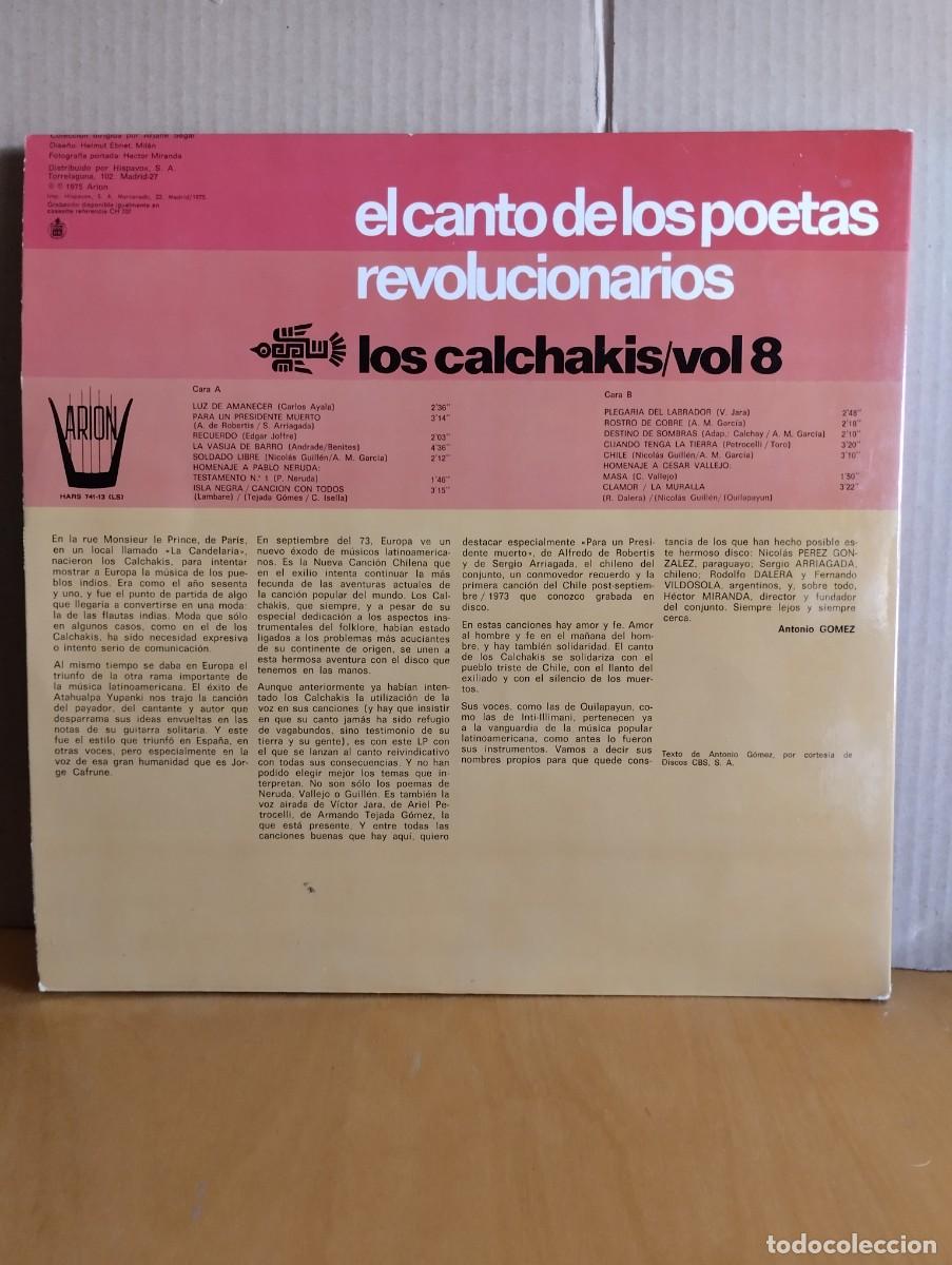 Discos de vinilo: LOS CALCHAKIS ----- VOL. 8 - Foto 3