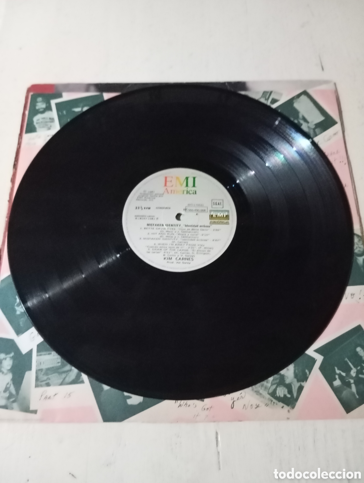 Discos de vinilo: KIM CARNES - IDENTIDAD ERRONEA - MISTAKEN IDENTITY - EMI ODEON 1981 - Foto 3