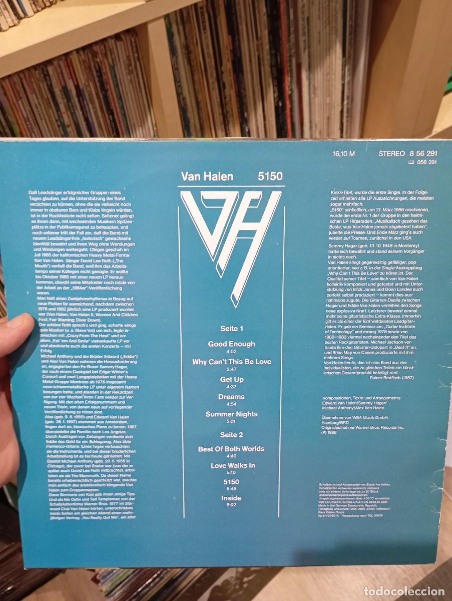 Discos de vinilo: LP ORIX GERMANY VAN HALEN E5150 VG++ - Foto 2