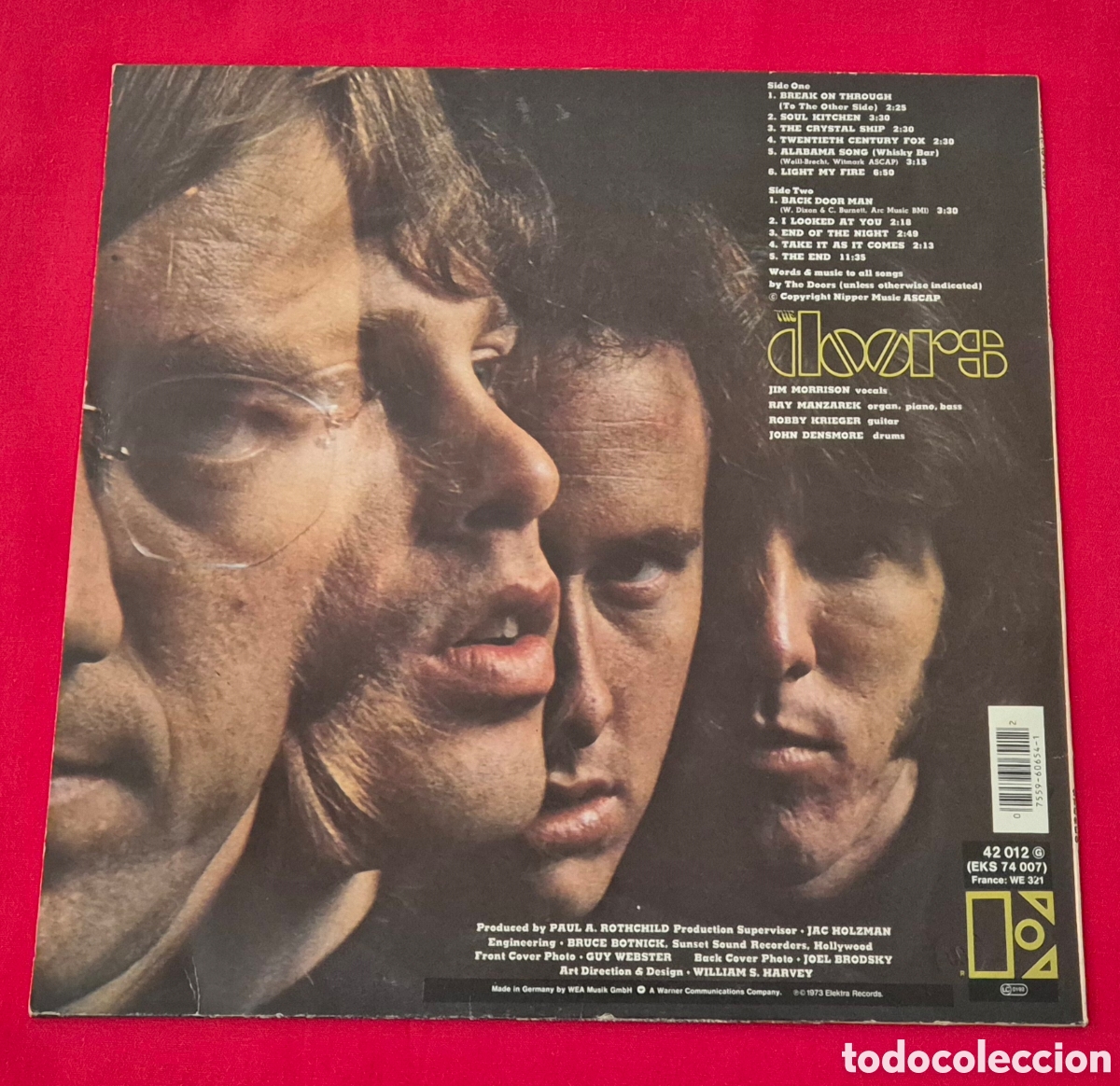 Discos de vinilo: The Doors &ndash; The Doors Lp Elektra - Foto 2