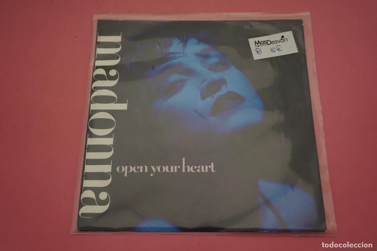 Discos de vinilo: SINGLE - MADONNA - OPEN YOUR HEART- DISCO EN EXCELENTE ESTADO - Foto 1