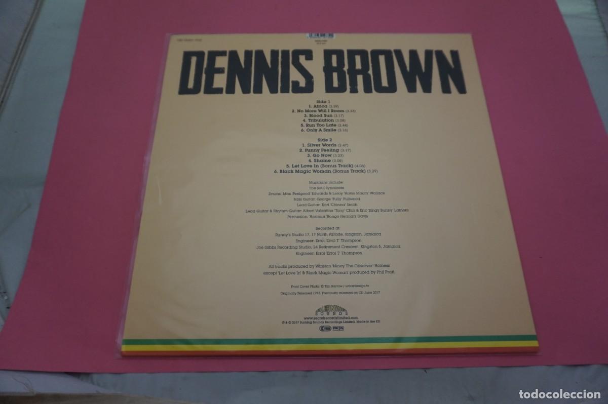 Discos de vinilo: LP - DENNIS BROWN - DENNIS - EL DISCO ESTA COMO NUEVO - Foto 3