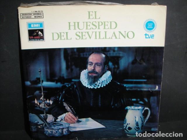 Dischi in vinile: zarzuela el huesped del sevillano - disco con libreto,