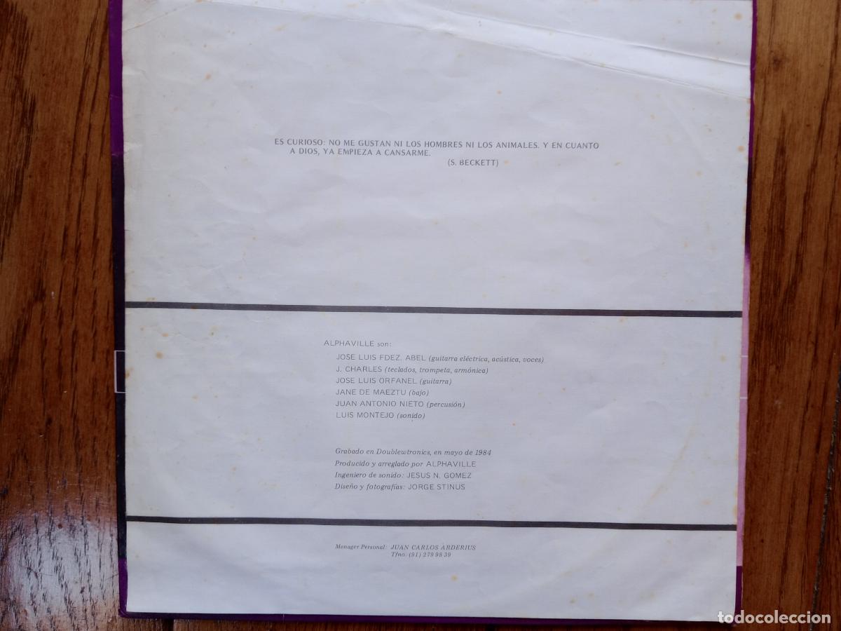 Discos de vinilo: Alphaville - el desprecio - Foto 4