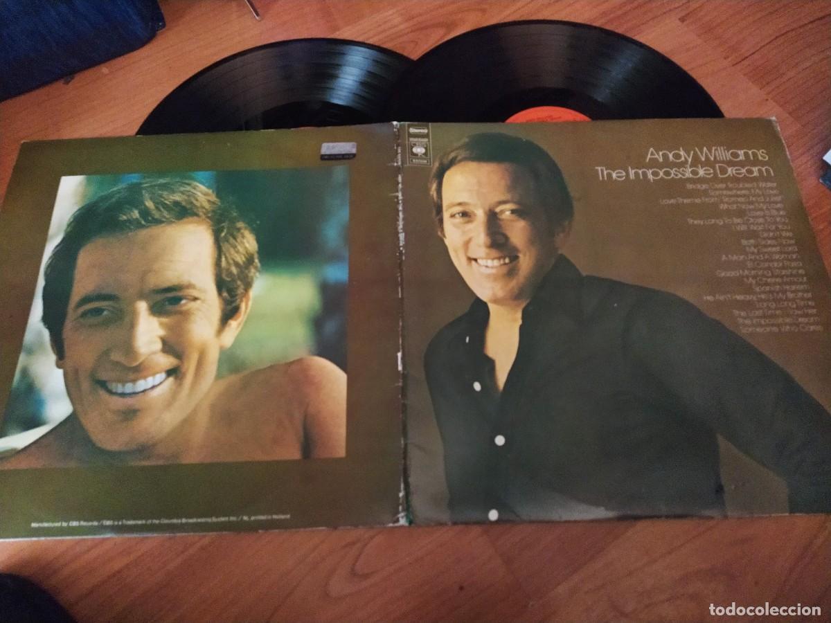 Discos de vinilo: ANDY WILLIAMS The Impossible Dream doble lp portada doble - Foto 3