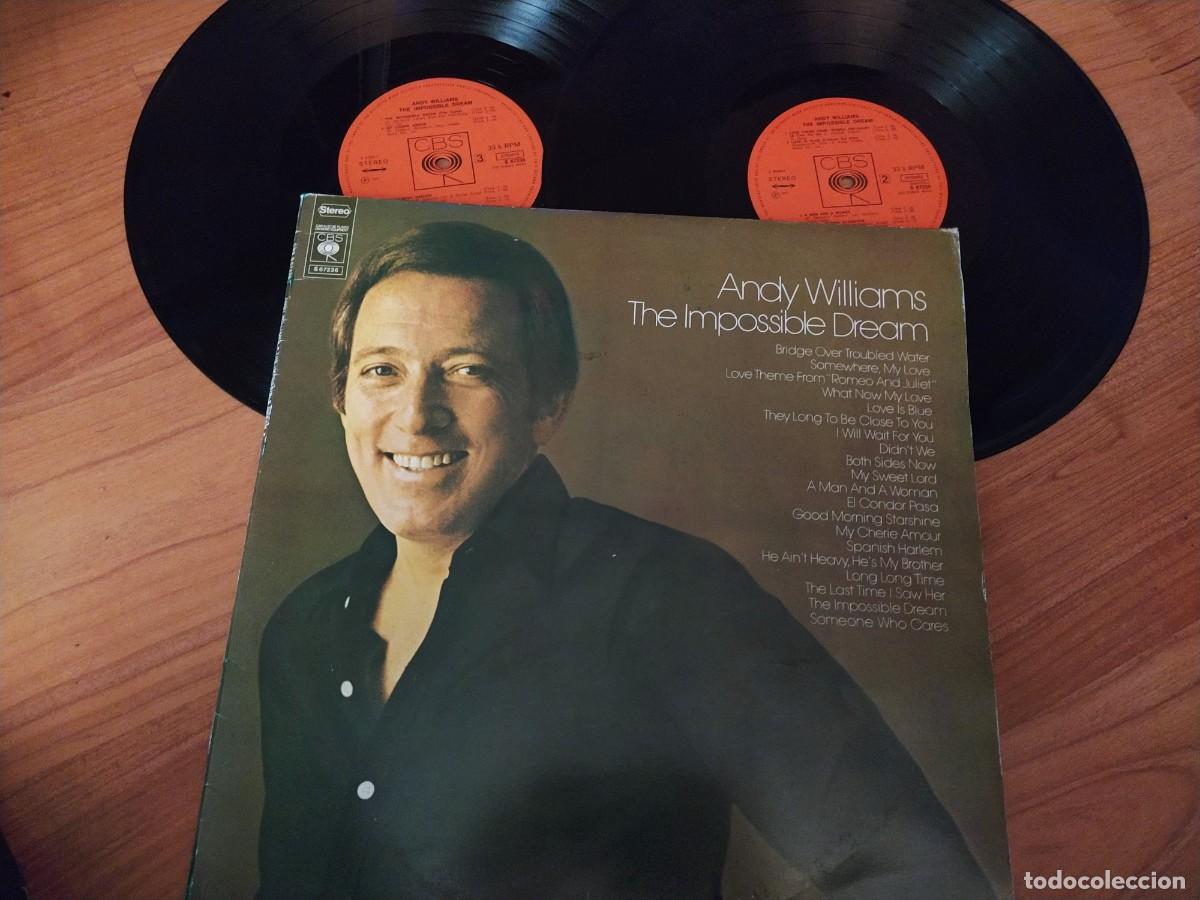 Discos de vinilo: ANDY WILLIAMS The Impossible Dream doble lp portada doble - Foto 1