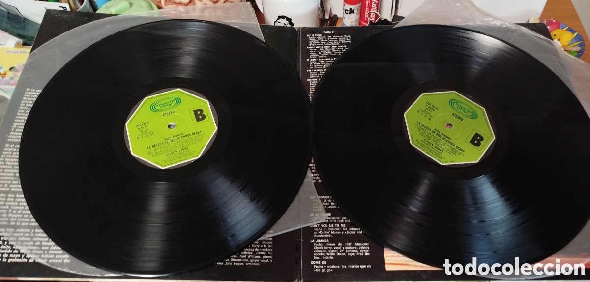 Discos de vinilo: Chuck Berry&nbsp;&ndash;&nbsp;La Decada de Oro De Chuck Berry. Doble LP - Foto 3