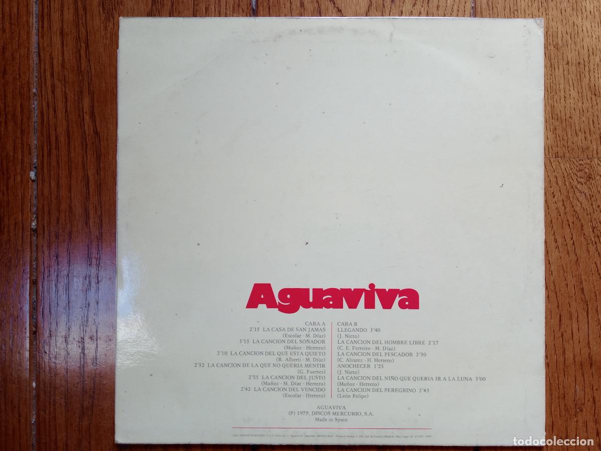 Discos de vinilo: Aguaviva - la casa de san jam&aacute;s - Foto 2