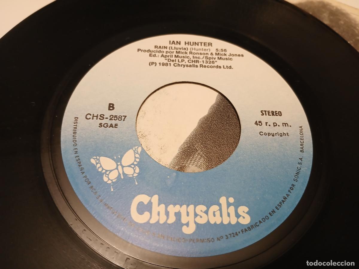 Discos de vinilo: Ian Hunter -Central park n west- (1981) single 7&rdquo; - Foto 2