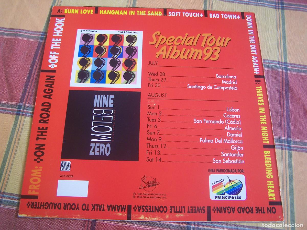 Discos de vinilo: Nine Below Zero- Special tour 93 Lp - Foto 2