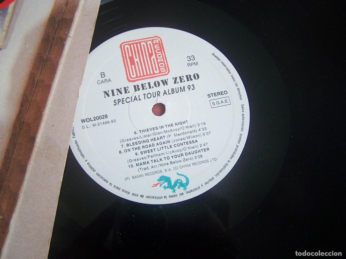 Discos de vinilo: Nine Below Zero- Special tour 93 Lp - Foto 3
