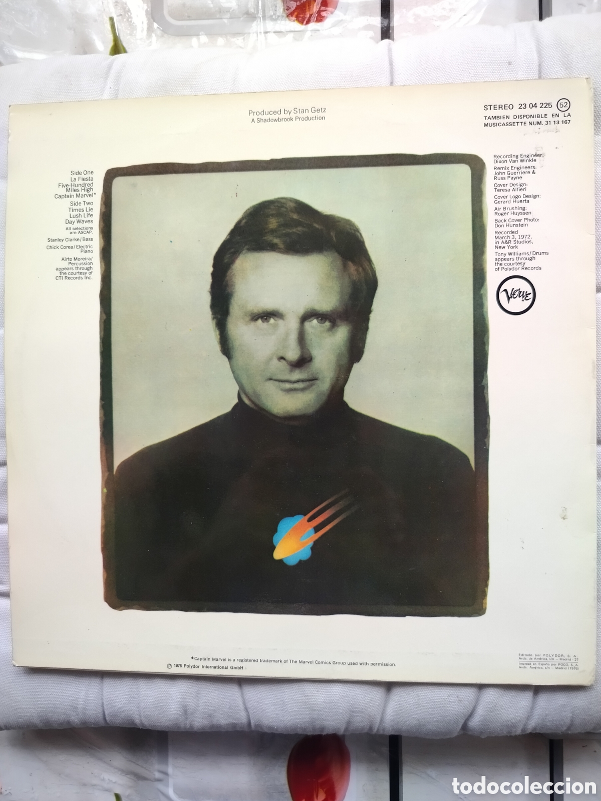 Discos de vinilo: Defectuoso Stan Getz LP - Foto 2