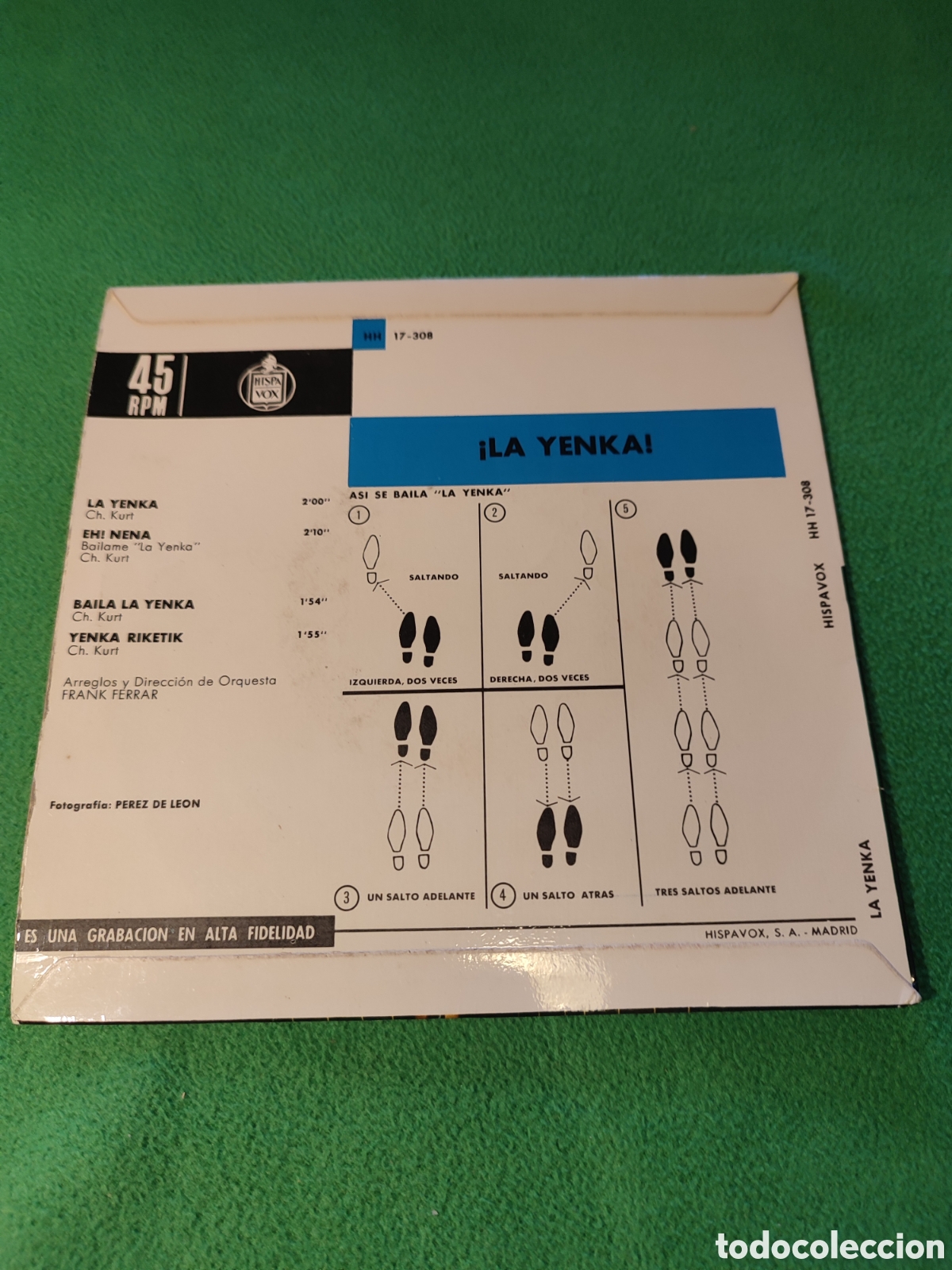 Discos de vinilo: Johnny And Charley - La Yenka + 3 - Foto 2
