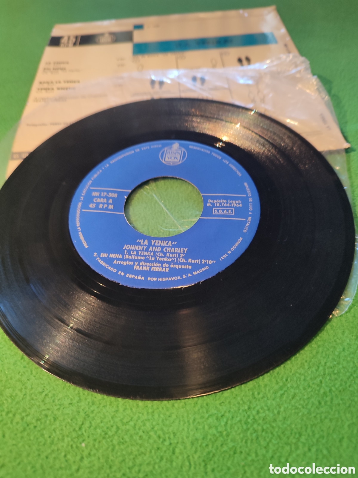 Discos de vinilo: Johnny And Charley - La Yenka + 3 - Foto 3