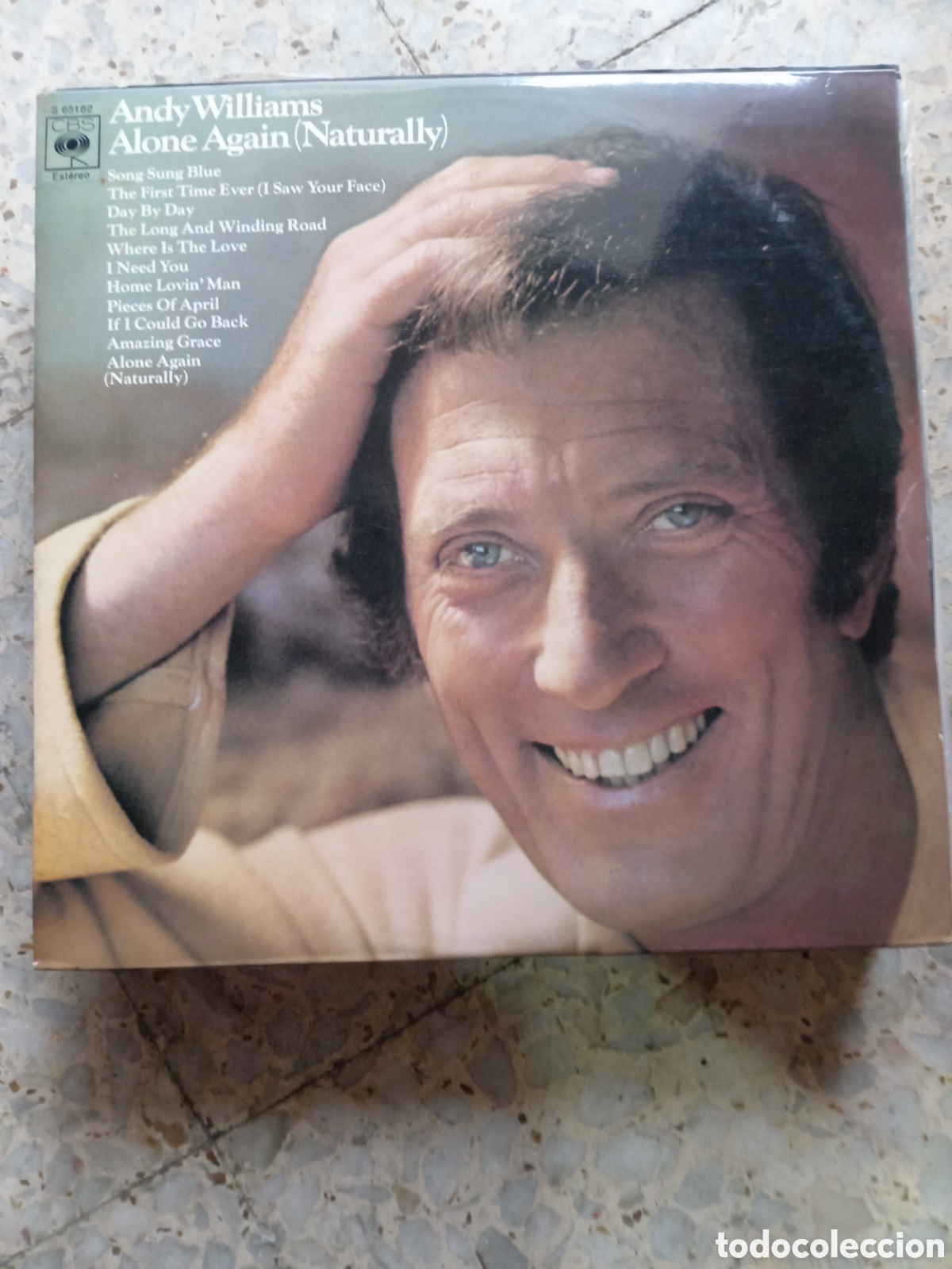 Discos de vinilo: LP ANDY WILLIAMS ALONE AGAIN 1972 SPAIN - Foto 1