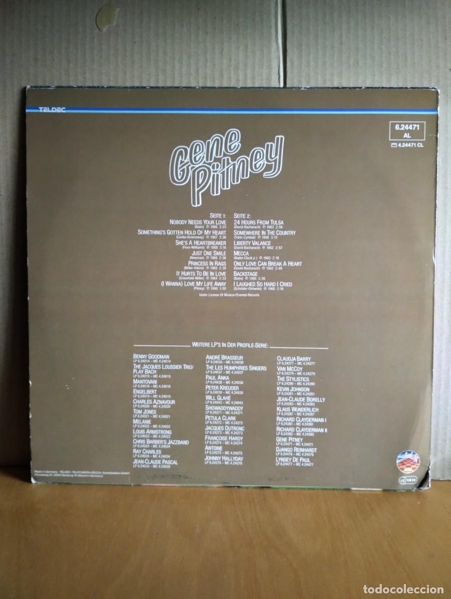 Discos de vinilo: GENE PITNEY ------ PROFILE - Foto 2